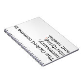 Pro-Oxford Komma Notizblock (Rechte Seite)