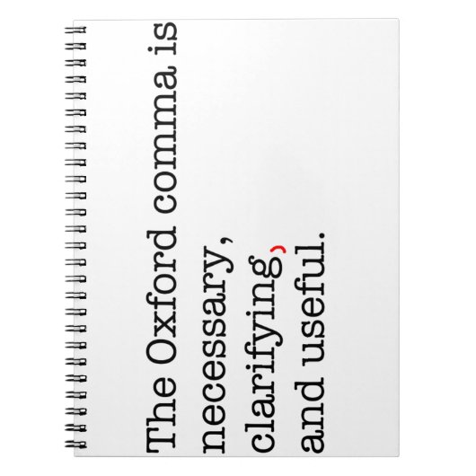 Pro-Oxford Komma Notizblock (Vorderseite)