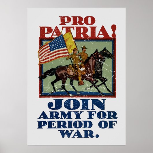Pro Patria! Armeeverbreitung Poster (Vorne)