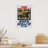 Pro Patria! Army Propaganda Poster (Küche)