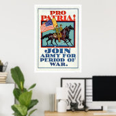 Pro Patria! Mitglied der Armee (US02096A) Poster (Heimbüro)