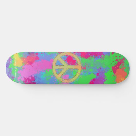 PRO PEACE SHREDDER SKATEBOARD - LIBERTY DOG PRO (Horizontal)