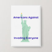 Pro Peace Statue of Liberty Button (Vorderseite)