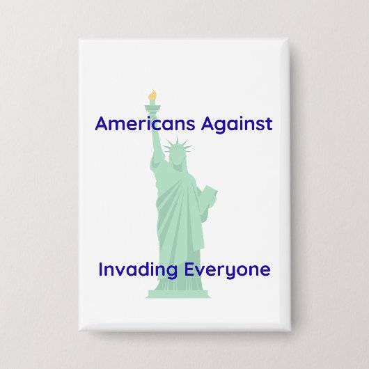 Pro Peace Statue of Liberty Button (Vorderseite)