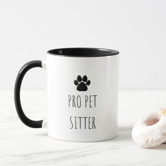 Pro Pet Sitter Tasse (Mit Donut)