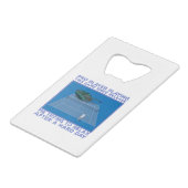 Pro Player, der dieses Spiel spielt Geldbeutel Flaschenöffner (Vorderseite Schrägansicht)