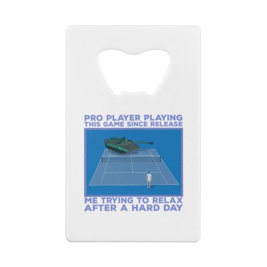 Pro Player, der dieses Spiel spielt Geldbeutel Flaschenöffner (Rückseite)