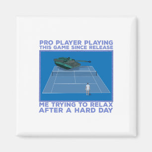 Pro Player, der dieses Spiel spielt Magnet