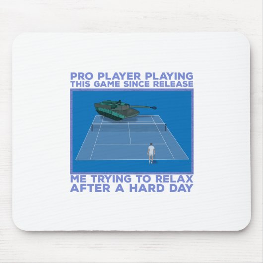 Pro Player, der dieses Spiel spielt Mousepad (Vorne)