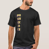 Pro Roe1973 PRO oder OE 1973 Pixel Art T-Shirt (Vorderseite)