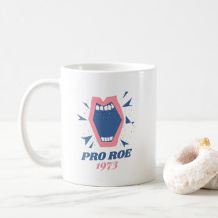 Pro Roe 1973 Illustration women rights roe v wade Kaffeetasse
