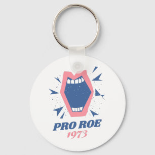 Pro Roe 1973 Illustration women rights roe v wade Schlüsselanhänger