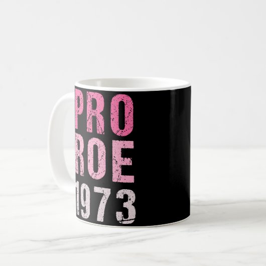 Pro Roe 1973 Kaffeetasse (Vorderseite Links)