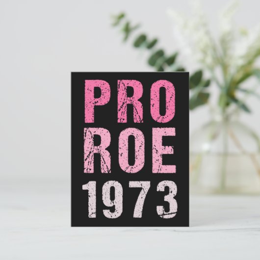Pro Roe 1973 Postkarte (Stehend Vorderseite)
