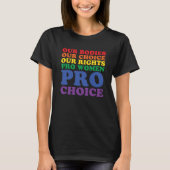 Pro Roe 1973 Pro Choices Women's Rights Pro Women T-Shirt (Vorderseite)