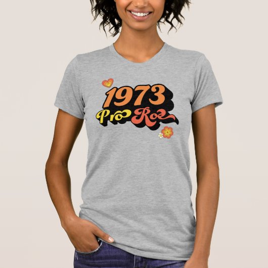 PRO ROE 1973 T-Shirt (Vorderseite)