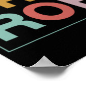 Pro Roe Pro Choice Feminist Poster (Ecke)