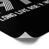 Pro Roe Pro Choice Protest Abtreibungsverbot Poster (Ecke)