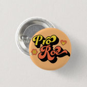 Pro Roe Retro Button (Vorne & Hinten)