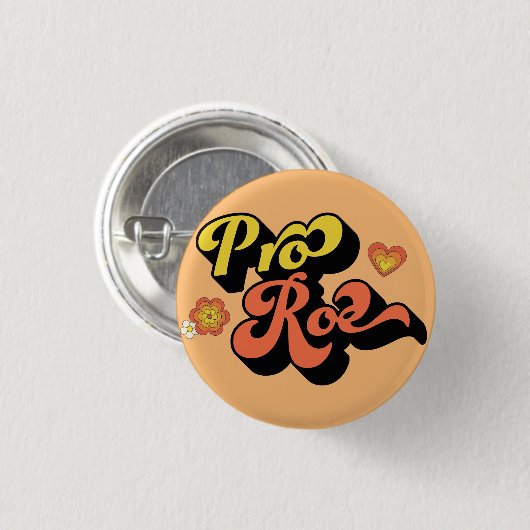 Pro Roe Retro Button (Vorne & Hinten)