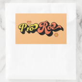 Pro Roe Retro Rechteckiger Aufkleber (Tasche)
