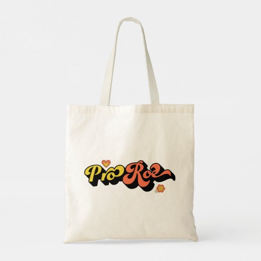 Pro Roe Retro Tragetasche (Rückseite)