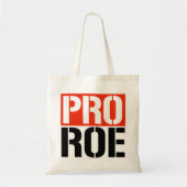 PRO ROE Tote Bag Tragetasche (Vorne)