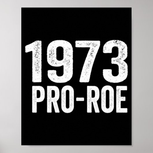 Pro Roe / Wade Pro Choice Feminism Poster (Vorne)