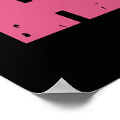 Pro Roe Women's Rights Word Art Poster (Ecke)