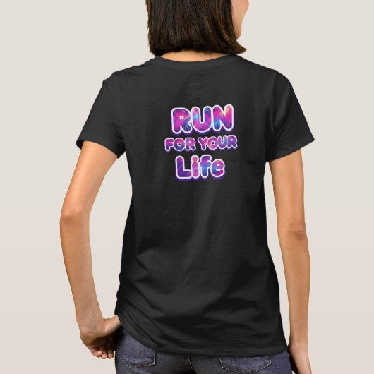 Pro Running Motivation T-Shirt (Rückseite)