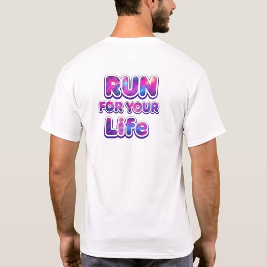 Pro Running Motivation T-Shirt (Rückseite)