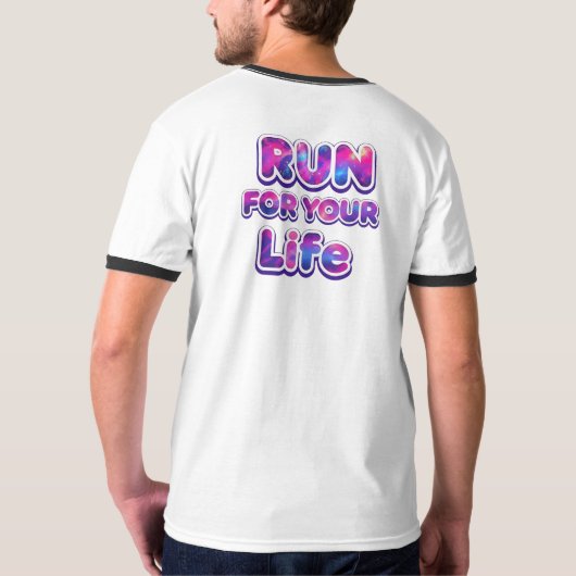Pro Running Motivation T-Shirt (Rückseite)