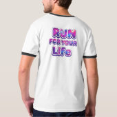 Pro Running Motivation T-Shirt (Schwarz voll)