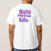 Pro Running Motivation T-Shirt (Rückseite)
