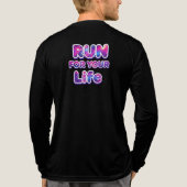 Pro Running Motivation Tri-Blend Shirt (Rückseite)