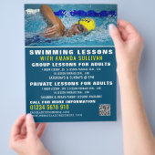 Pro Schwimmer, Schwimmer, Flyer für Werbespots (Hand)
