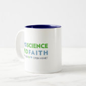 Pro Science, Pro Faith Tasse (Vorderseite Links)