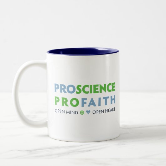 Pro Science, Pro Faith Tasse (Links)