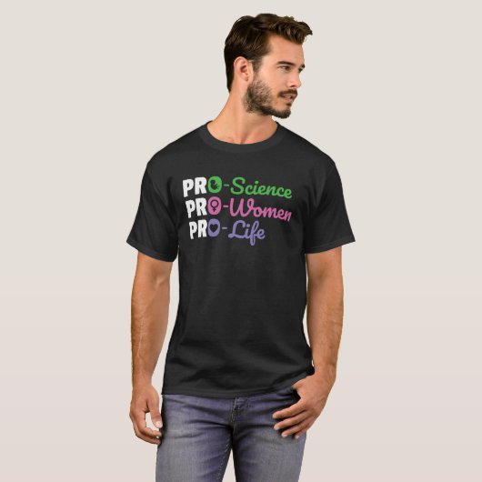 Pro Science Pro Women Pro Life 2020 Wahl T-Shirt (Vorne ganz)