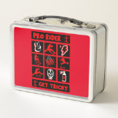 Pro Scooter Free Rider Tricks Metall Brotdose (Rückseite)