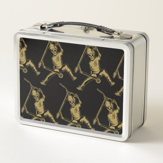 Pro Scooter Free Rider Tricks Metall Brotdose (Rückseite)