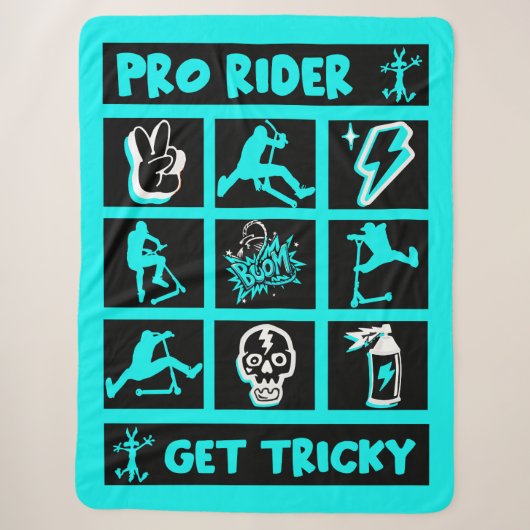 Pro Scooter Free Rider Tricks Sherpadecke (Vorderseite)