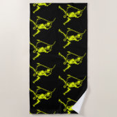 Pro Scooter Free Rider Tricks Strandtuch (Vorderseite)