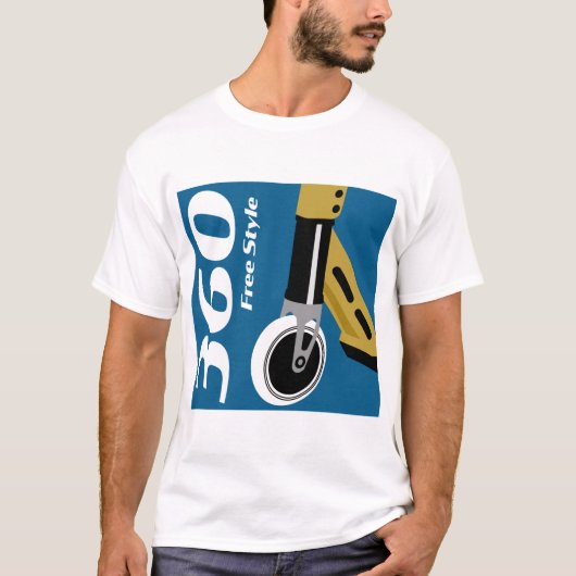 Pro Scooter Free Rider Tricks T - Shirt (Vorderseite)