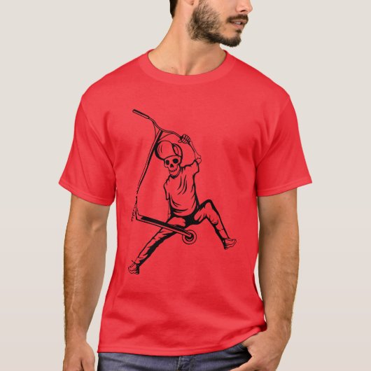 Pro Scooter Free Rider Tricks T-Shirt (Vorderseite)
