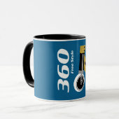 Pro Scooter Free Rider Tricks Tasse (Vorderseite Links)