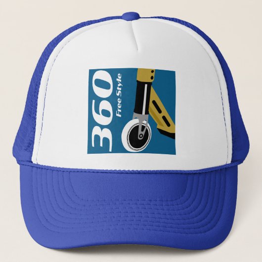 Pro Scooter Free Rider Tricks Truckerkappe (Vorderseite)