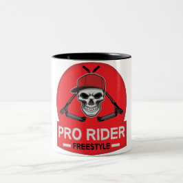 Pro Scooter Free Rider Tricks Zweifarbige Tasse