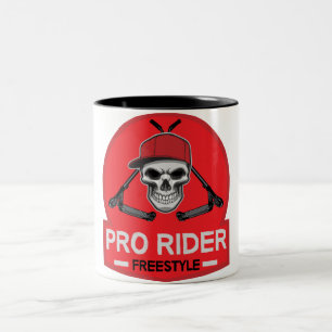 Pro Scooter Free Rider Tricks Zweifarbige Tasse