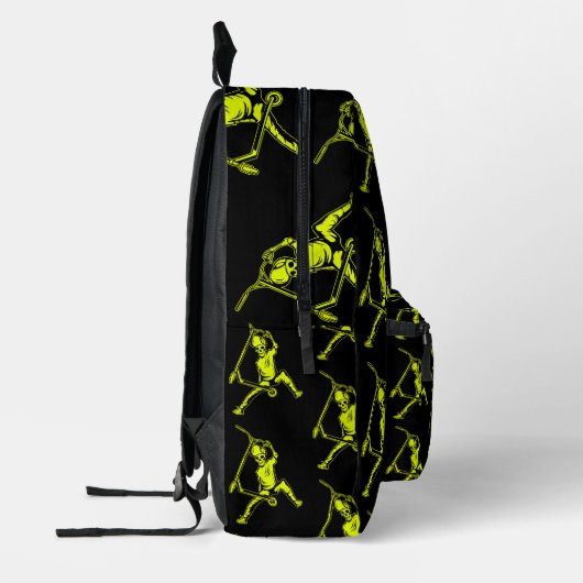 Pro Scooter School Bedruckter Rucksack (Links)